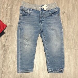 4/$30 Kids Blue Denim Jogger Pants